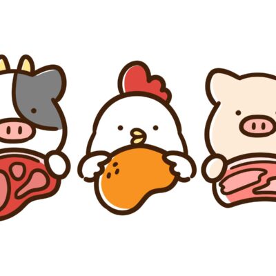牛、鶏、豚　家畜トリオ